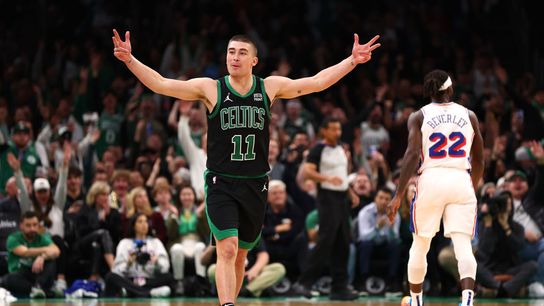 BSJ Game Report: Celtics 125, Sixers 119 - C's play down to shorthanded Philly, but rally late  taken at TD Garden (Celtics)